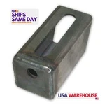 Howe 22688, One Natural Steel 2.5 In. Slotted Block Universal Chassis Mount. Fixed Price $31.15.