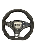 2012-20 Tesla Model X Dinan Alcantara Steeering Wheel Suede White Stitched. Fixed Price $345.00.
