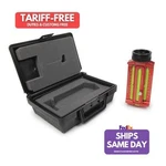 Quickcar 56-833, One Red Aluminum Caster/camber Gauge With Wide Adapter Perfor. Fixed Price $288.57.