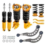 Maxpeedingrods Coilover Lower Kit + Rear Upper Camber Arms For Honda Civic 06-11. Fixed Price $366.00.