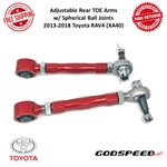 Godspeed Adjustable Toe Rear Arms W/ Spherical Ball Joints For 13-18 RAV4 (XA40). Fixed Price $143.00.