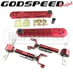 Godspeed Red Lower Control Arm+front+rear Camber Kit For Civic Si EP3. Fixed Price $221.00.