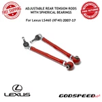 Godspeed Adj. Rear Tension Rods W/ Spherical Bearings For 07-17 Lexus LS460 XF40. Fixed Price $151.00.