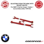 Godspeed Adj. Rear Toe Arms Fits Bmw 3-SERIES Coupe / Sedan Convertible (E46). Fixed Price $211.00.