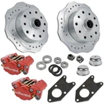 Vw Bug King Pin Front Red Wilwood Disc Brake Kit 1949-1966, 5 Lug Porsche/chevy. Fixed Price $1319.94.