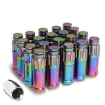 Nrg Neo Chrome 20PC M12X1.25 Steel Spline Close End W/dust Cap Cover Lug Nut+key. Fixed Price $100.00.