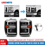 Upgrade Led Headlight 2008-2026 Ford E-150 250 350 Projector W/ Drl Pair. Fixed Price $275.99.