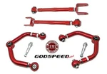 Godspeed Front Upper Camber Arms + Rear Traction Rods For 04-08 Mazda RX-8 RX8. Fixed Price $382.50.