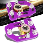 Aluminum Purple Front Adjustable +/-3 Camber +/-2 Caster Plate For 79-89 Mustang. Fixed Price $63.92.