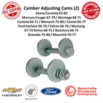 Spc Camber Adjusting Pair +/- 2.0 Degree Adj. Range Chevy, Mercury, Ford. Fixed Price $48.02.