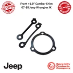 Spc +1.00 Degree Front Camber Alignment Shim Fits 2007-2018 Jeep Wrangler Jk. Fixed Price $34.30.
