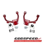 Godspeed Adjustable Camber Front Upper Arms With Ball Joint For Accord 98-02. Fixed Price $170.00.