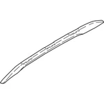 Genuine Ford 2018-2022 Ecosport Rail Cover CN1Z-9955183-AB. Fixed Price $192.99.