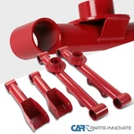Fits 79-04 Mustang Red Carbon Steel Rear Upper+lower Tubular Control Arms Spec-d. Fixed Price $69.95.