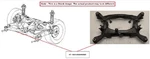 Rear Crossmember Subframe Oem 17-22 Kia Sportage. Fixed Price $175.00.