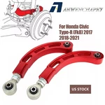 Adjustable Rear Camber Arms Kit Red For Honda Civic Type-r (FK8) 2017 2018-2021. Fixed Price $83.90.