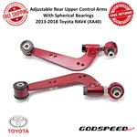 Godspeed Adj Rear Upper Control Arms W/ Spherical Bearings For 13-18 Toyota RAV4. Fixed Price $185.00.