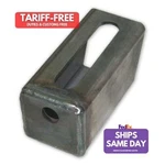 Howe 22688, One Natural Steel 2.5 In. Slotted Block Universal Chassis Mount. Fixed Price $36.77.