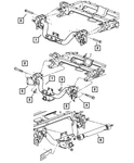 Genuine Mopar Trailer Hitch Nut 6502817. Fixed Price $10.10.