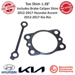Spc Performance Toe Shim +/- 38 Degree 12-17 Hyundai Accent & Kia Rio #71073. Fixed Price $34.89.