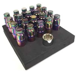 Nrg Steel Lug Nuts With Dust Cap Cover Set 12X1.25 Neo Chrome. Fixed Price $99.00.