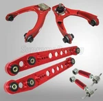 Red Front Rear Camber Kit Lower Control Arm For Honda Civic 96-00 Ek. Fixed Price $155.24.