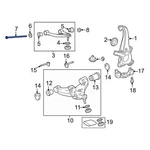For Toyota Tacoma 24-26 Front Upper Suspension Control Arm Bolt. Fixed Price $30.21.