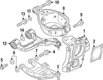 Genuine Nissan Lower Control Arm Adjust Bolt 54580-7JA0A. Fixed Price $27.90.