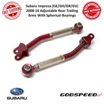 Godspeed Adj Rear Trailing Arms W/ Spherical Bearings Fits 08-14 Subaru Impreza. Fixed Price $168.00.