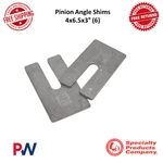 Spc Performance Aluminum Pinion Angle Shims 4.0X6.5X3.0 (6) Universal #10752. Fixed Price $80.52.