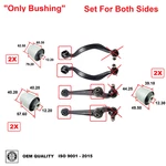 Front Lower Control Arm Bushing For Lincoln Mkz 2007 - 2012 Zephyr 2006 Pcs. Fixed Price $74.90.