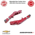 Godspeed Adjustable Rear Camber Arms +/- 3 Degrees Fits 02-10 Chevrolet Camaro. Fixed Price $355.00.