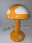 Vintage Ikea Skojig Orange Cloud Table Lamp Modern Kitsch Plastic Mushroom Euc. Fixed Price $77.99.