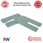 Spc Performance Wheel Alignment Part Zinc Shims 2.5X5X1.0 (6) Universal #10413. Fixed Price $74.88.
