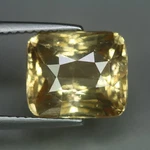 6.11 Cts Great Rare Mine 100 % Natural Unheated Yellow Grossular Garnet Tanzania. Fixed Price $150.00.