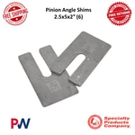Spc Performance Aluminum Pinion Angle Shims 2.5X5X2.0 (6) Universal #10432. Fixed Price $64.57.