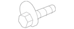 Genuine Mazda Lower Control Arm Adjust Bolt TK48-28-66ZA. Fixed Price $23.70.