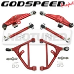 For 95-98 240SX S14 Godspeed Front+rear Lower Control Arm High Angle Tension Rod. Fixed Price $450.50.