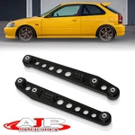Black Jdm Aluminum Rear Lower Control Arms Kit Lca For 1996-2000 Honda Civic Ek. Fixed Price $55.00.
