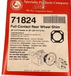 Lot Of Specialty Products 71824 Rear Wheel Alignment Shim Full Contact. Fixed Price $10.86.