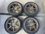 Jdm Buddy Club P1 Racing 7.0J +35 PCD100 4-HOLE 205/40/ZR17 4BOOK No Tires. Fixed Price $2571.34.