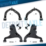Front Upper Lower Control Arms + Sway Bars For Infiniti QX56 Nissan Armada Titan. Fixed Price $238.53.