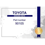 Genuine Toyota Front Suspension Upper Arm Bolt Right Part No. 90105-16086. Fixed Price $38.76.
