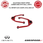 Godspeed Adjustable Front Upper Camber Arms Ball Joints For 03-07 Infiniti G35. Fixed Price $228.00.