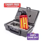Quickcar 56-830, One Red Aluminum Caster Camber Gauge With Case & Magnetic Adapt. Fixed Price $291.80.
