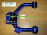Megan Racing Adjustable Front Upper Camber Control Arms Tsx 04-08 Accord 03-07. Fixed Price $259.95.