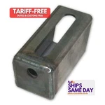 Howe 22688, One Natural Steel 2.5 In. Slotted Block Universal Chassis Mount. Fixed Price $36.77.