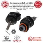 Spc Front Arm Ball Joint Pair Kit For Toyota Lexus Repl. 25455 25465 25480 25490. Fixed Price $191.12.