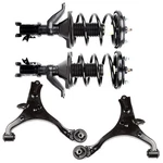 Fits 2003 2004 2005 Honda Civic Front Struts With Coil Springs Control Arms Kit. Fixed Price $218.98.