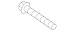 Genuine Porsche Rear Lower Control Arm Adjust Bolt WHT-008-736. Fixed Price $18.69.